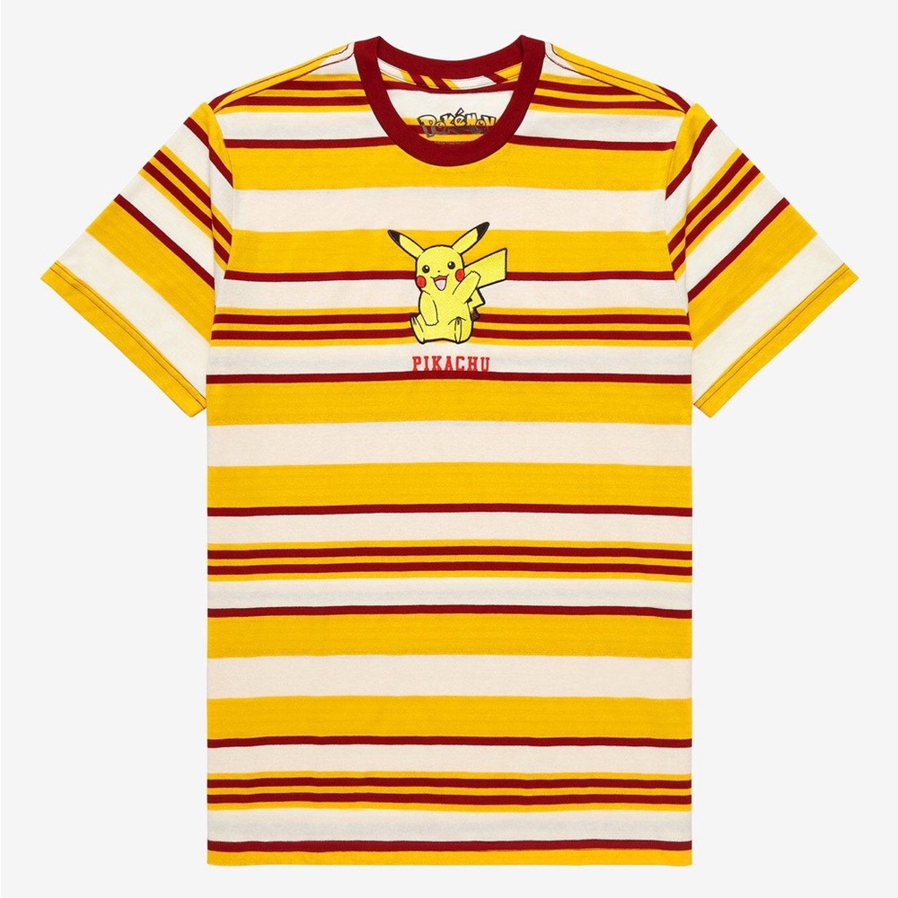 Box Lunch Pokémon Pikachu Striped Tee Shirt